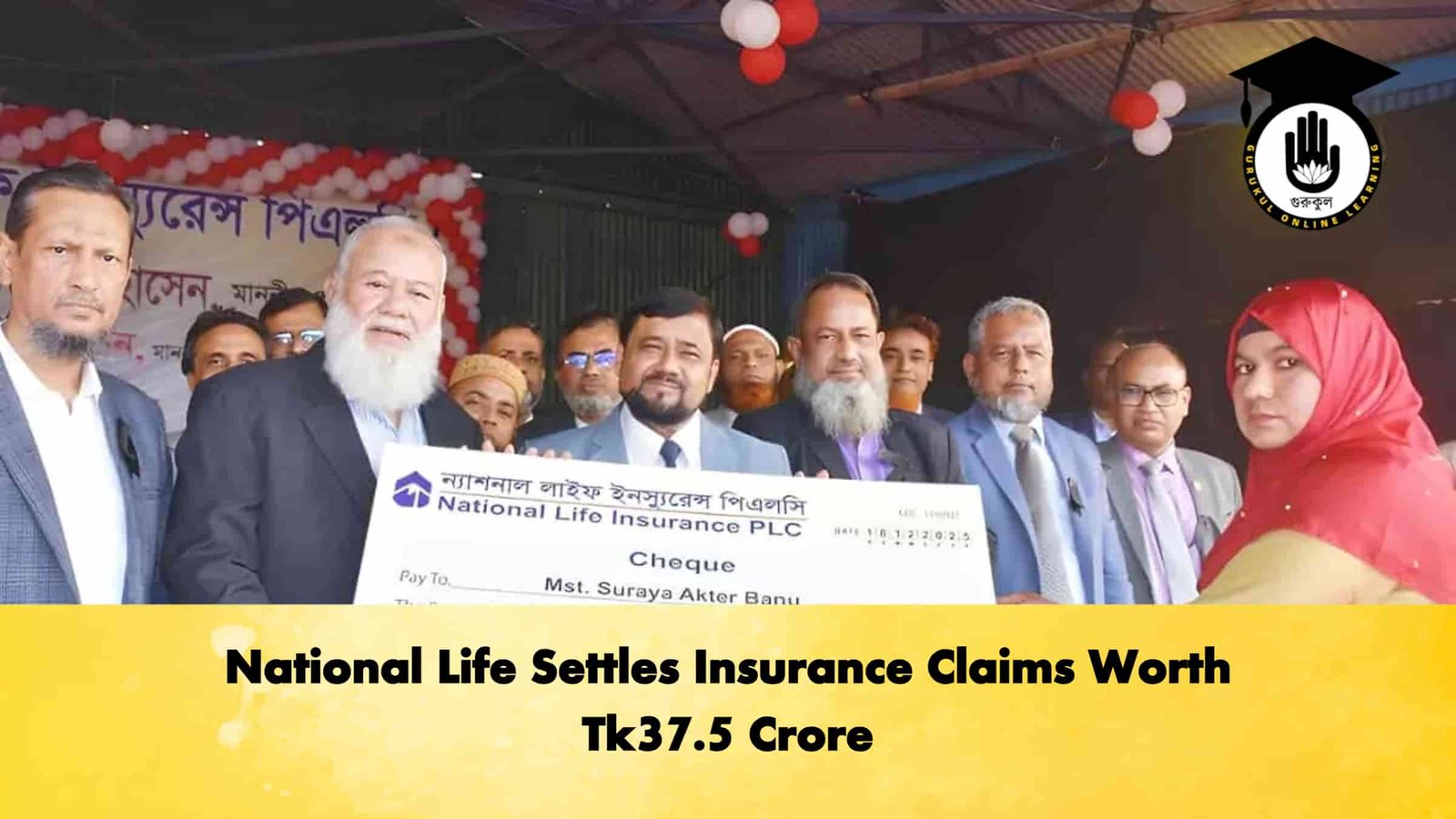 National Life Settles Insurance Claims Worth Tk37.5 Crore