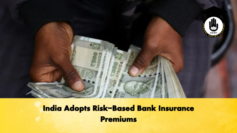 India Adopts Risk Based Bank Insurance Premiums India Adopts Risk-Based Bank Insurance Premiums