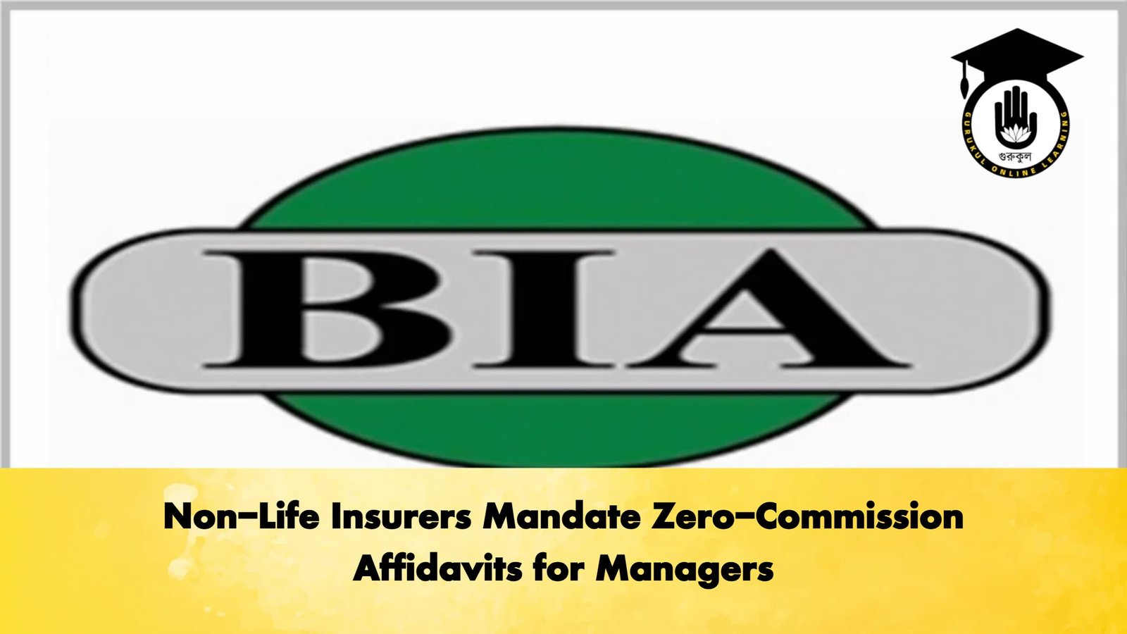 Non Life Insurers Mandate Zero Commission Affidavits for Managers Non-Life Insurers Mandate Zero-Commission Affidavits for Managers
