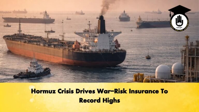 Hormuz Crisis Drives War Risk Insurance To Record Highs Hormuz Crisis Drives War-Risk Insurance To Record Highs