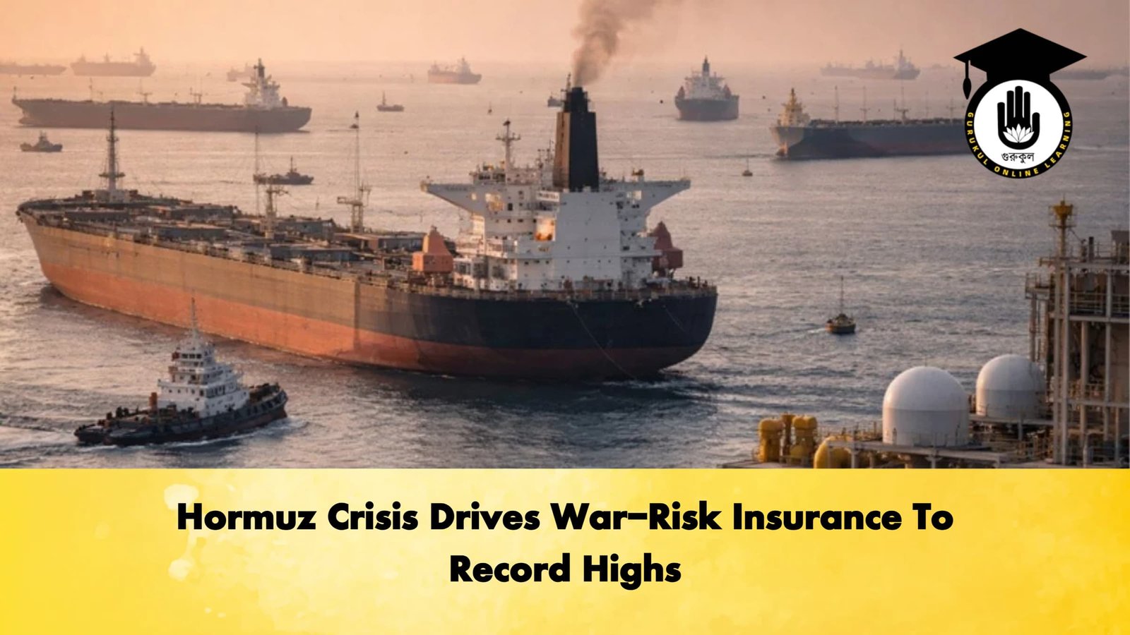 Hormuz Crisis Drives War Risk Insurance To Record Highs Hormuz Crisis Drives War-Risk Insurance To Record Highs