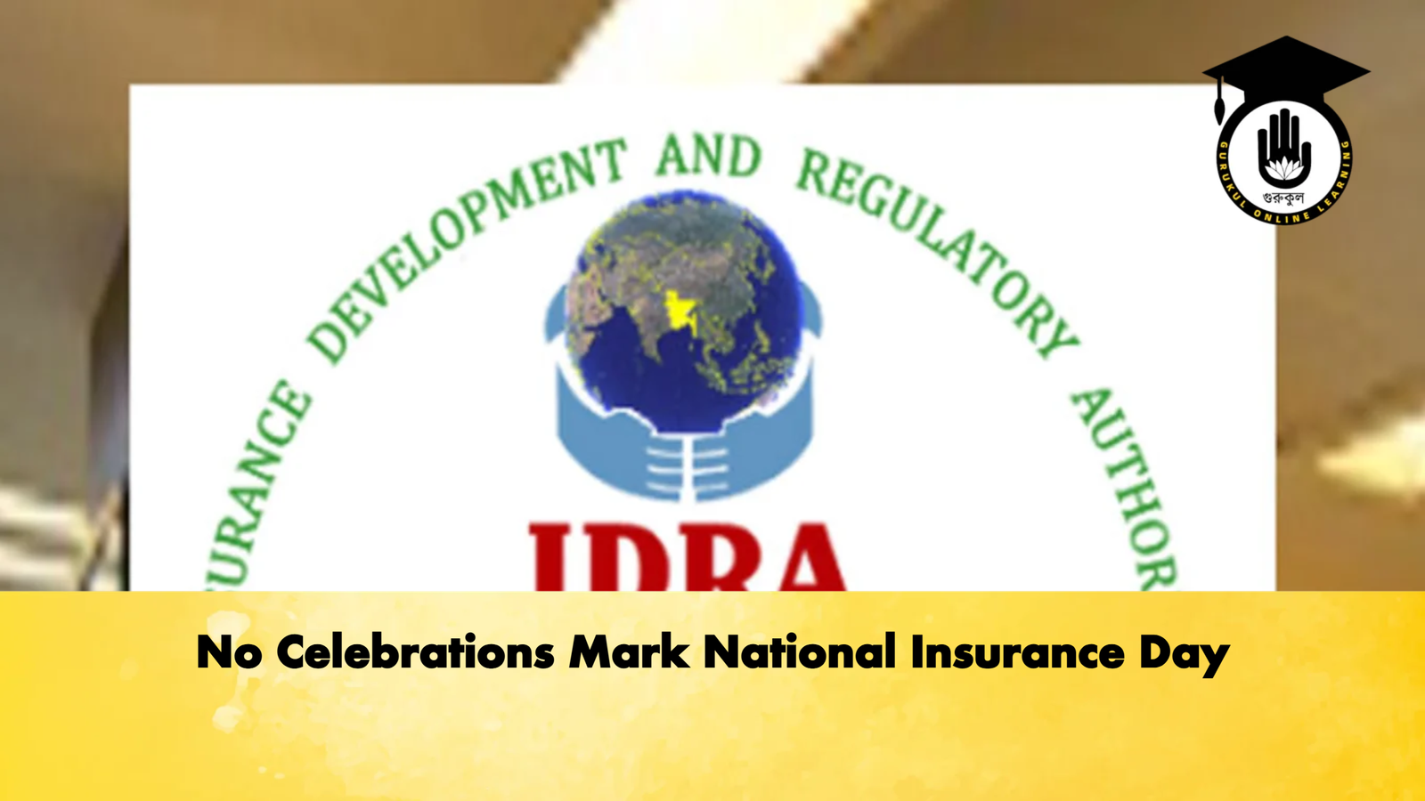 No Celebrations Mark National Insurance Day No Celebrations Mark National Insurance Day