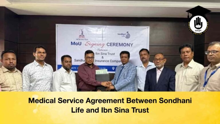 Medical Service Agreement Between Sondhani Life and Ibn Sina Trust