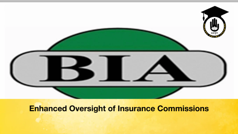 Enhanced Oversight of Insurance Commissions Enhanced Oversight of Insurance Commissions